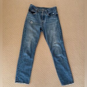 Levi's Women's Blue Boyfriend Jeans, size 26